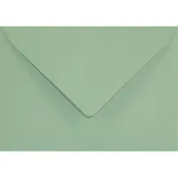 Netuno Gladde groene enveloppen A6 - 125 x 175 mm - B6 - 25 stuks - NK natgelijmde - 120 gram - Keaykolour -