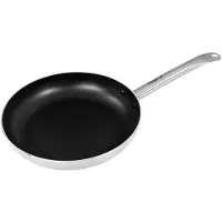 Mega -M Professionele Koekenpan met Antiaanbaklaag - Ø 30 cm - Aluminium - Geschikt voor Inductie, Gas en Keramisch - RVS Handgreep - Groot Model