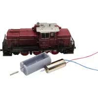 Minitrix micromotor NM065 motor ombouwset voor V 60, BR 260, BR 261 Model met tandwiel