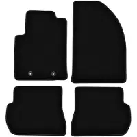 Basic zwarte veloursmatten voor: Ford Fiesta MK6 hatchback (2002-2010)