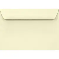 Netuno Gladde crème enveloppen C6 - 114 x 162 mm - A6 - 50 stuks - NK natgelijmde - 100 gram - Lessebo -