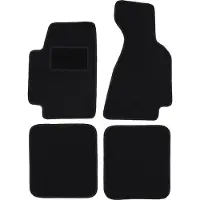 Fortuna Zwarte velours vloermatten voor: Audi 80 B5 cabriolet (1994-2000)