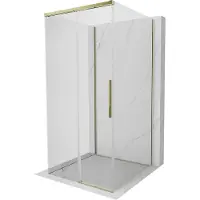 Mexen Rox-3S 3-zijdige schuifdouchecabine 100 x 100 , transparant, goud - 8C2-100-100-50-00-3S
