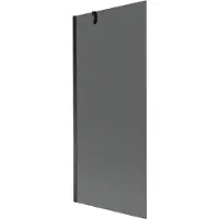Mexen Next badwand paravent 1-delig 80 x 150 , grafiet, zwart - 895-080-000-00-40-70