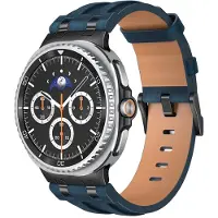 Strap-it Solide leren bandje geschikt voor Samsung Galaxy Watch 8 (40mm) / Samsung Galaxy Watch 8 (44mm) / Samsung Galaxy Watch 8 Classic – comfortabel, verstelbaar, premium design –