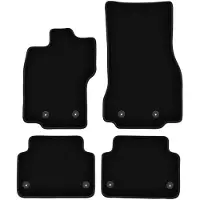Basic zwarte veloursmatten voor: Jaguar XF I 4WD X250 sedan, stationwagen (2007-2015)