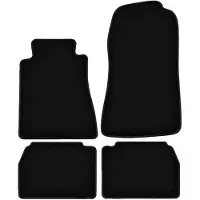 Basic zwarte veloursmatten voor: Mercedes C 190 W201 sedan (1982-1993)