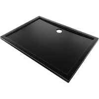 Mexen Flow rechthoekige douchebak slim 100 x 95 , zwarte mat - 46R709510