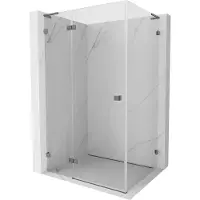 Mexen Lunar L schuifdeur douchecabine links 80 x 90 , transparant, gun metal - 834L-080-090-95-00-L