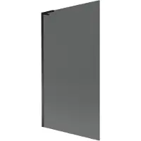 Mexen Next L badwand 1-delig 100 x 150 , grafiet, zwart - 895-100-000-03-40-70