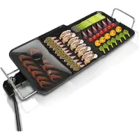 Aura Gourmetstel 4 personen - Gourmetstellen - Gourmet - Zwart -‎71cm x 12cm x 32cm