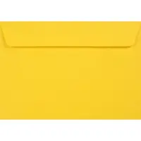 Netuno Gladde gele enveloppen C6 - 114 x 162 mm - A6 - 25 stuks - HK zelfklevend met plakstrip - 120 gram - Kreative -