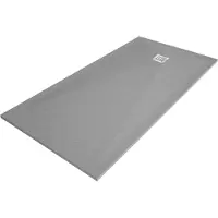 Mexen Stone+ rechthoekige composiet douchebak 200 x 90 , grijs-beton - 44619020