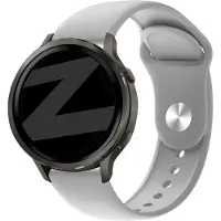 Bandz Siliconen sport 'Deluxe' bandje geschikt voor Garmin Vivoactive 4s / Vivomove 3s / Venu 4 - 41mm / Venu 3s / Venu 2s / Forerunner 265s / Forerunner 255s - Grijs