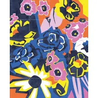 IXXI Flashback, Megan Gallagher - 80 x 100 cm - Gratis ophangtool - Grote wanddecoratie en posters - Abstract, Speels, Digitale Kunst, Fantasierijk