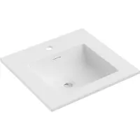 Mexen Otis inbouw wastafel 51 x 46,5 cm, wit mat - 25185001