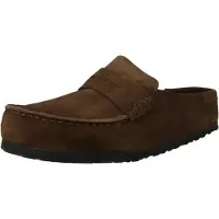 Birkenstock Muiltjes 'Naples' donkerbruin