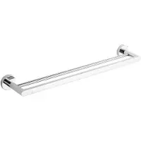 Mexen Tiber dubbele handdoekhouder, chroom - 7050525-00