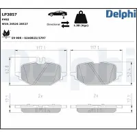 Delphi PCK7 Stofhoes, schokbreker