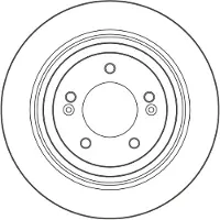TRW DF3955 Remschijf