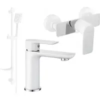 Mexen Alfa DF62 douche set, wit/chroom - 745704DF62-02