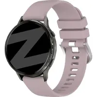 Bandz Siliconen 'Classic' bandje geschikt voor Garmin Vivoactive 4s / Vivomove 3s / Venu 4 - 41mm / Venu 3s / Venu 2s / Forerunner 265s / Forerunner 255s - Lavendel