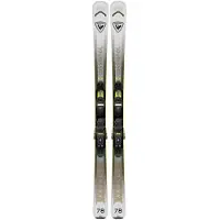 Rossignol - Packs (ski's & bindingen) - Arcade 78 + Xpress 11 GW B83 Black/Yellow 2026 voor Heren van Hout - Maat 180 cm - Grijs