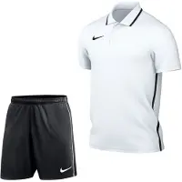 Nike Dri-FIT Park 26 Polo Trainingsset Wit Zwart