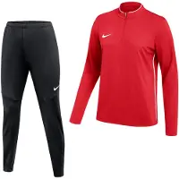 Nike Dri-FIT Park 26 Trainingspak 1/4-Zip Dames Rood Zwart