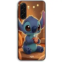 MANIACASE Coque voor Samsung Galaxy A57 Stitch schattig koffie