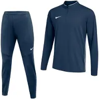 Nike Dri-FIT Park 26 Trainingspak 1/4-Zip Kids Donkerblauw Wit