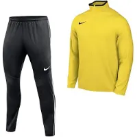 Nike Dri-FIT Park 26 Trainingspak Full-Zip Geel Zwart