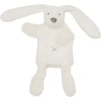 Happy horse Konijn Richie Handpop Knuffel - Wit - Baby cadeau