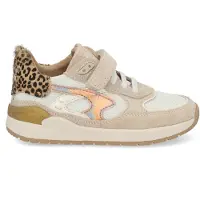 Shoesme sneakers beige/blauw Jongens Suède - maat 28