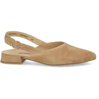Paul green Ballerina met riempjes lichtbruin