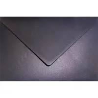 Netuno Metallic (parelmoer) zwarte enveloppen A5 - 162 x 229 mm - C5 - 20 stuks - NK natgelijmde - 120 gram - Aster Metallic -