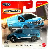 Matchbox 2023 FORD E-TRANSIT CUSTOM MBX EDITION BLUE METALIC 36/125 METAL (1:64)