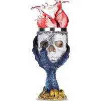 Gothic koffiemok met doodskop - roestvrij staal - 200 ml