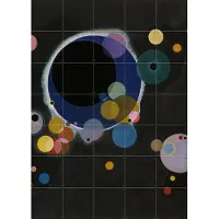 IXXI Several Circles, Kandinsky & Bridgeman Images - 100 x 140 cm - Grote wanddecoratie en posters - Klassiek, Abstract, Geometrische Kunst