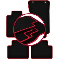 Carlux -RED automatten voor: Alfa Romeo Giulia 4x4 (4WD) sedan (2016-)