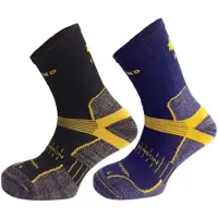 Mund Socks Pilgrim Sokken 2 Paren Zwart EU 42-45 Man