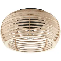 LINDBY Plafondlamp , Ediz, dimbare, Hout, Eetkamer, Hout, Modern