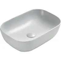 Mexen Rita opzetwastafel 45 x 32 cm, platina mat - 21084563
