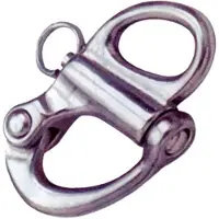 Goldenship Fixed Snap Shackle 10 Units Zilver 52 mm