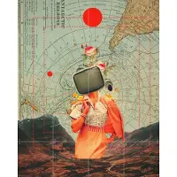 IXXI Antarctic Broadcast, Frank Moth - 80 x 100 cm - Gratis ophangtool - Grote wanddecoratie en posters - Vintage, Illustraties,