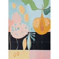 IXXI Ripe Illusion, Artclaud - 100 x 140 cm - Grote wanddecoratie en posters - Illustraties, Geometrische Kunst, Gemengde Technieken, Speels