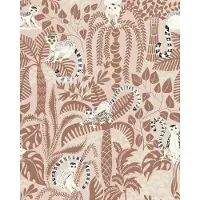 IXXI Jungle adventure, Annick & Various - 80 x 100 cm - Gratis ophangtool - Grote wanddecoratie en posters - Grafisch Ontwerp, Digitale Kunst, Speels