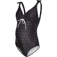 Mamalicious Badpak zwart / wit