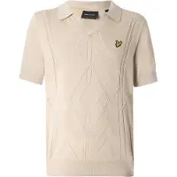 Lyle & Scott Trui 'Argyle' beige