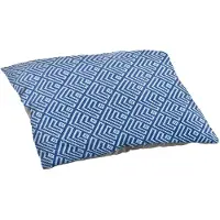 Skandika Dundee Sleepyhead hoofdkussen | Outdoor campingkussen, zachte flanellen kussenhoes, met vulling, 45x40 cm groot, reiskussen | Reizen, trekking, wandelen, slaapzak, indigo